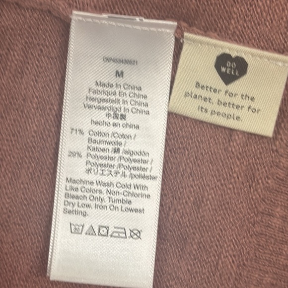 Madewell Dusty‎ Pink Cardigan Sweater - Picture 5 of 5